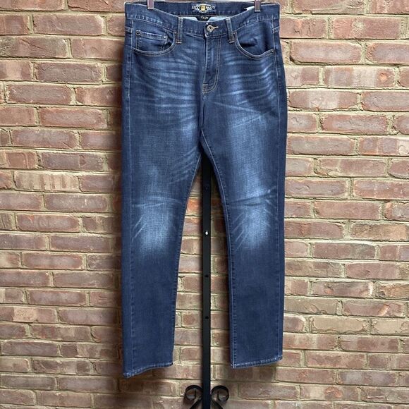 Lucky Brand 410 Athletic Fit Stretch Jeans Size 31x34 NEW - Picture 2 of 12